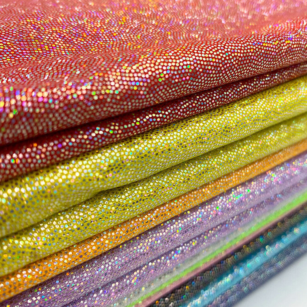 Crystal Mesh Fabric - 150x50 см блестящая лазерная полиэфирная ткань
