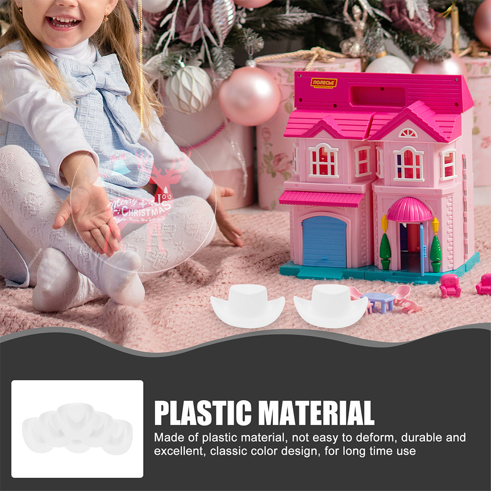 Embellish Craft - 30 шт. миниатюрных ковбойских шляпок, декоративные