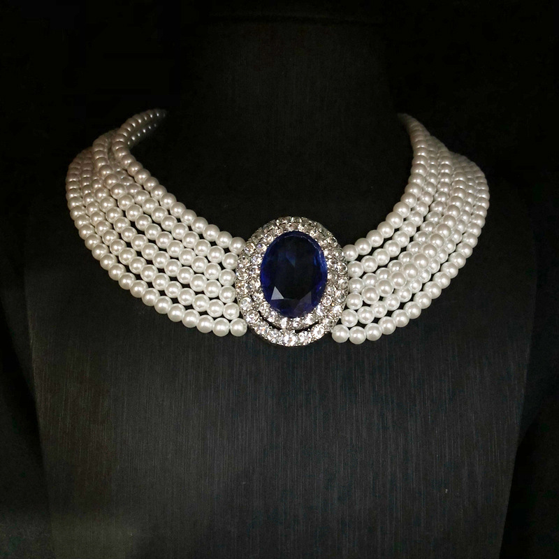 Ожерелье в стиле ретро 2026 го – обзор и цена Pearl Trim Chain
