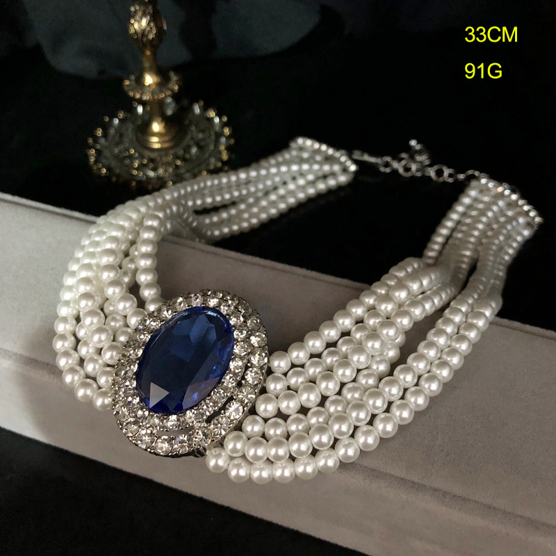 Ожерелье в стиле ретро 2026 го – обзор и цена Pearl Trim Chain