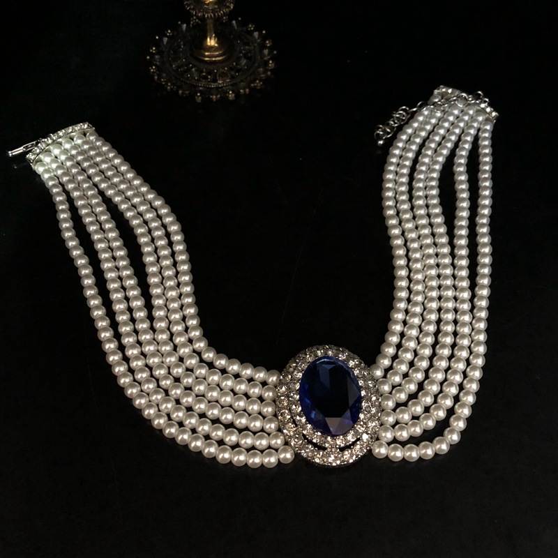 Ожерелье в стиле ретро 2026 го – обзор и цена Pearl Trim Chain