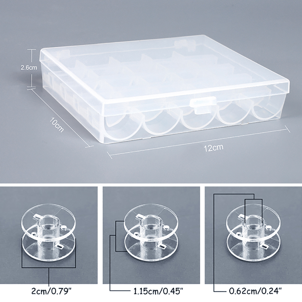 25 шт./компл., пластиковые нит – обзор и цена Craft Embellishment Storage