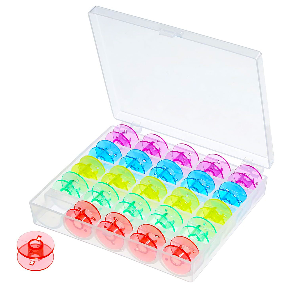 25 шт./компл., пластиковые нит – обзор и цена Craft Embellishment Storage