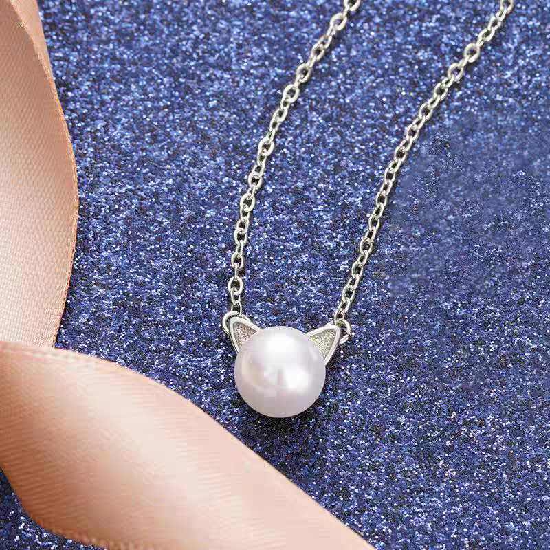 Модные украшения из стерлингов – обзор и цена Pearl Trim Chain