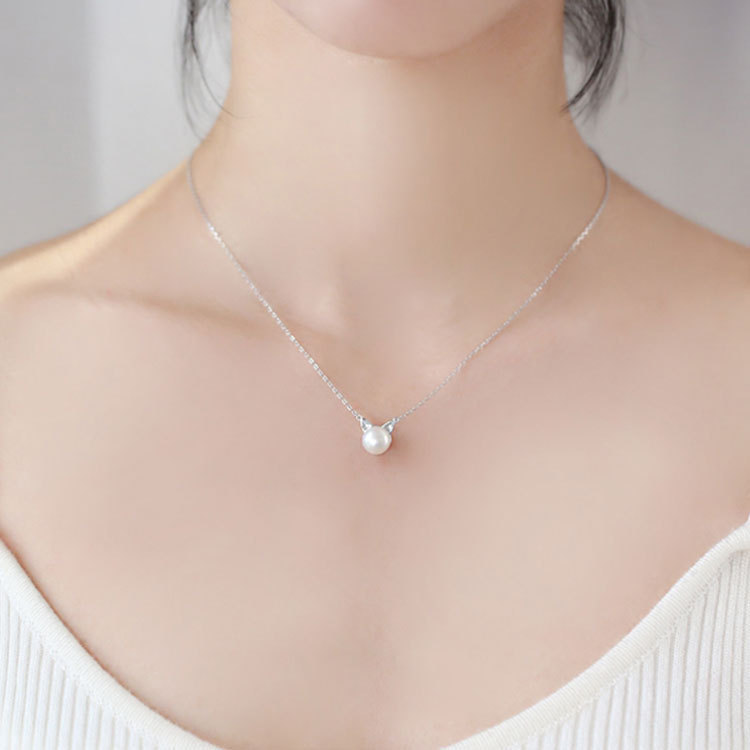 Модные украшения из стерлингов – обзор и цена Pearl Trim Chain