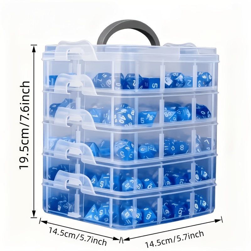 5-слойный прозрачный ящик для  – обзор и цена Craft Embellishment Storage