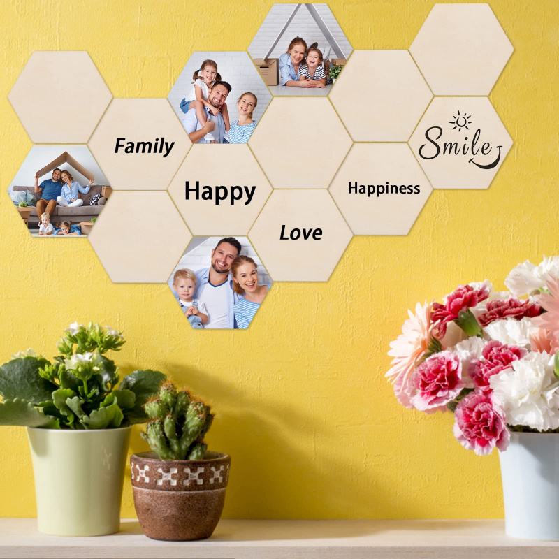 Деревянные шестигранные загото – обзор и цена Embellish Craft